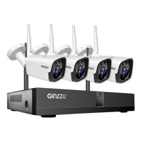 Wi-Fi Комплект видеонаблюдения GINZZU HK-8402W (Wi-Fi) - фото