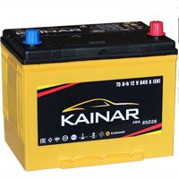 Аккумулятор автомобильный Kainar Asia 75 JR+ - фото