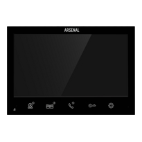 Видеодомофон Arsenal Грация Pro (черный) - фото, картинка Видеодомофон Arsenal Грация Pro (черный) - фото